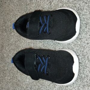 Joe Fresh Kids Black Sneakers with Blue Highlights